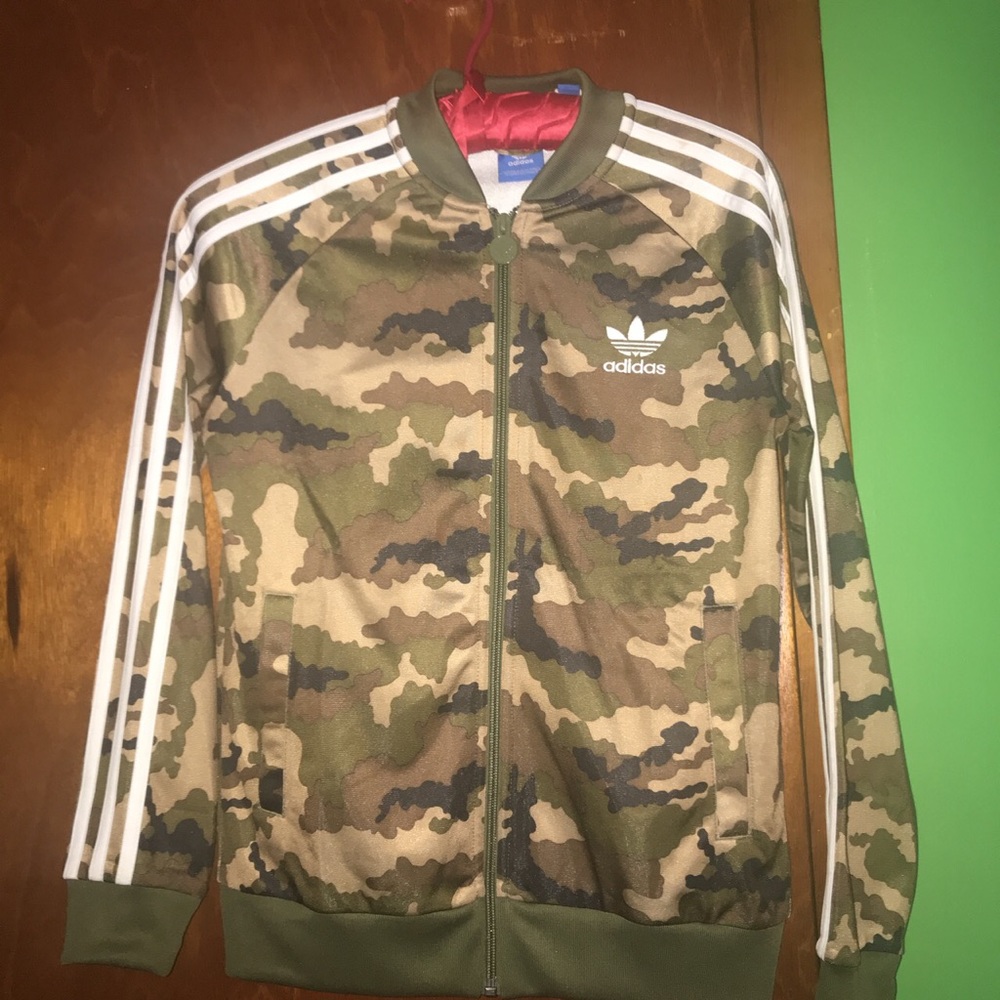 Adidas Camo Track Sweater